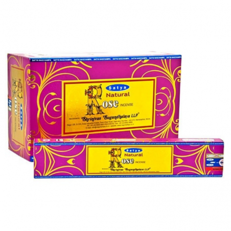 Rosa Bastoncini incenso Satya Natural Masala