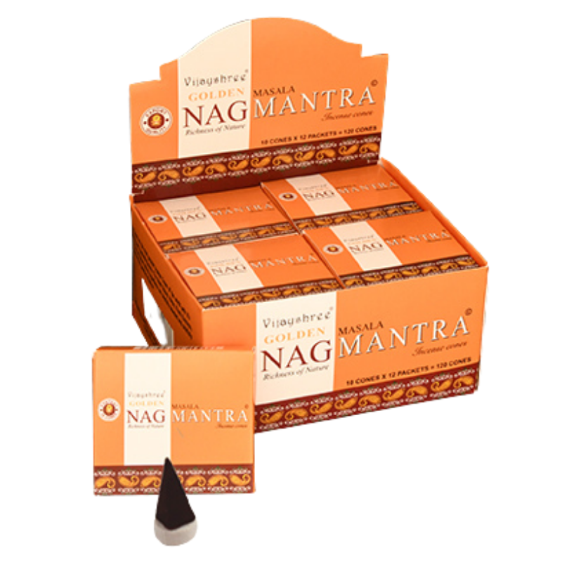 Golden Nag Mantra Coni Incenso Vijayshree Mantra Masala