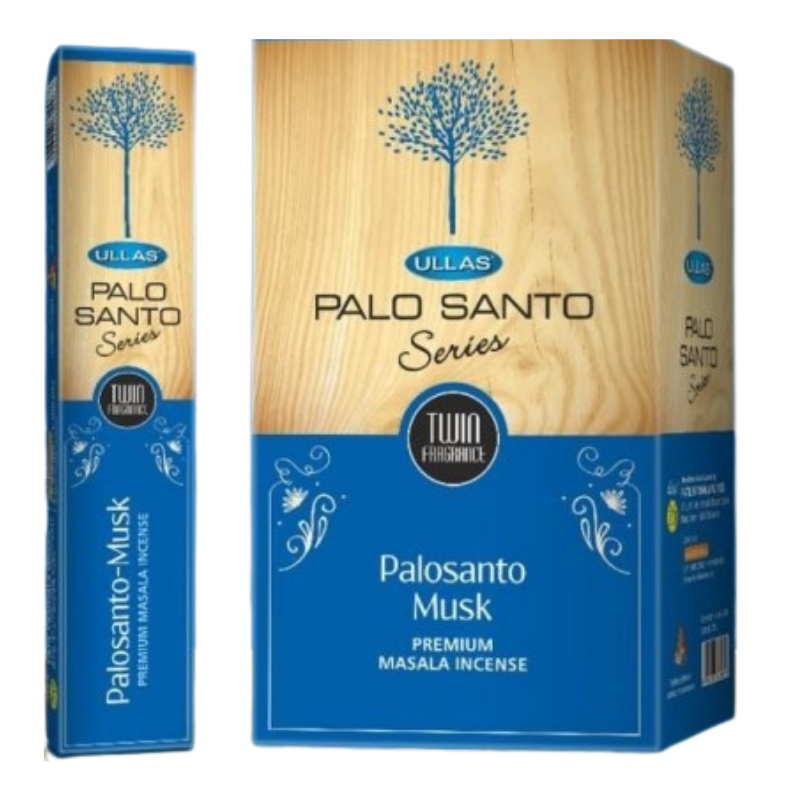 Palo Santo & Muschio Incenso Masala - Bastoncini Profumati Ullas