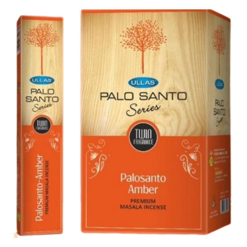 Palo Santo & Ambra Incenso Masala - Bastoncini Profumati Ullas