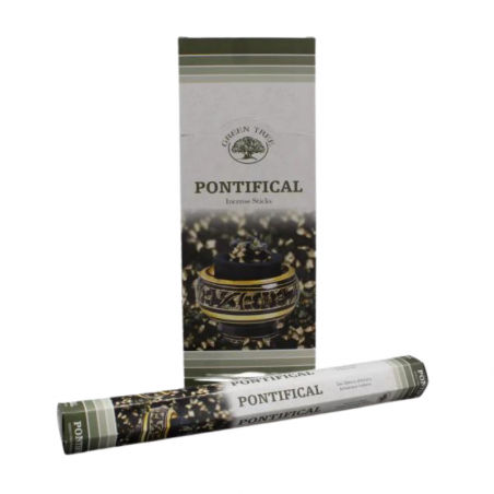 Pontifical 20 Bastoncini Incenso Green Tree Agarbatti