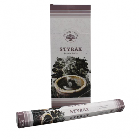 Storace 20 Bastoncini Incenso Green Tree Styrax Agarbatti