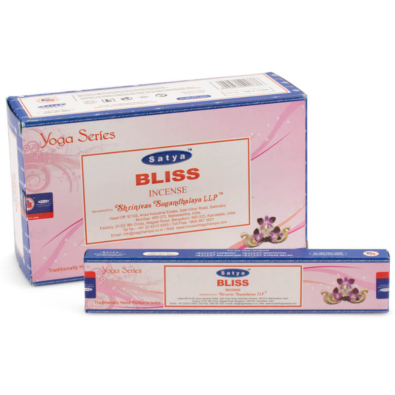 Bliss Bastoncini incenso Satya Yoga Nag Champa Masala