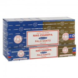 Palo Santo & Nag Champa Bastoncini incenso Combo Satya Masala 2