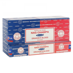 Sangue di Drago & Nag Champa Bastoncini incenso Combo Satya Masala 2
