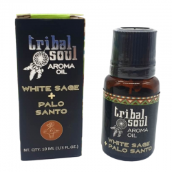 Salvia Bianca & Palo Santo Miscela Oli Profumati Tribal Soul Hari Darshan - 10ml 2