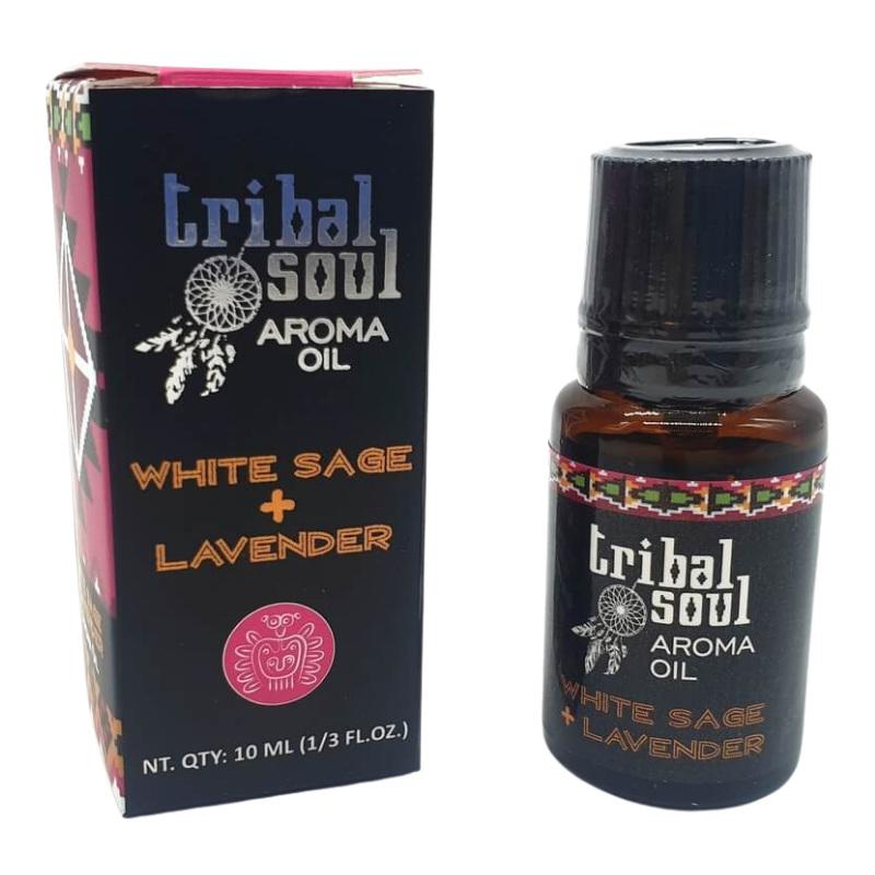 Lavanda & Salvia Bianca Miscela Oli Profumati Tribal Soul Hari Darshan - 10ml