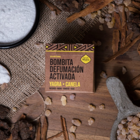 Yagra & Cannella - 8 Bombitas Smudge 100% Erbe Naturali - Sagrada Madre