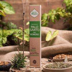 Palo Santo & Rosmarino - 8 Bastoni Smudge 100% Naturali - Sagrada Madre