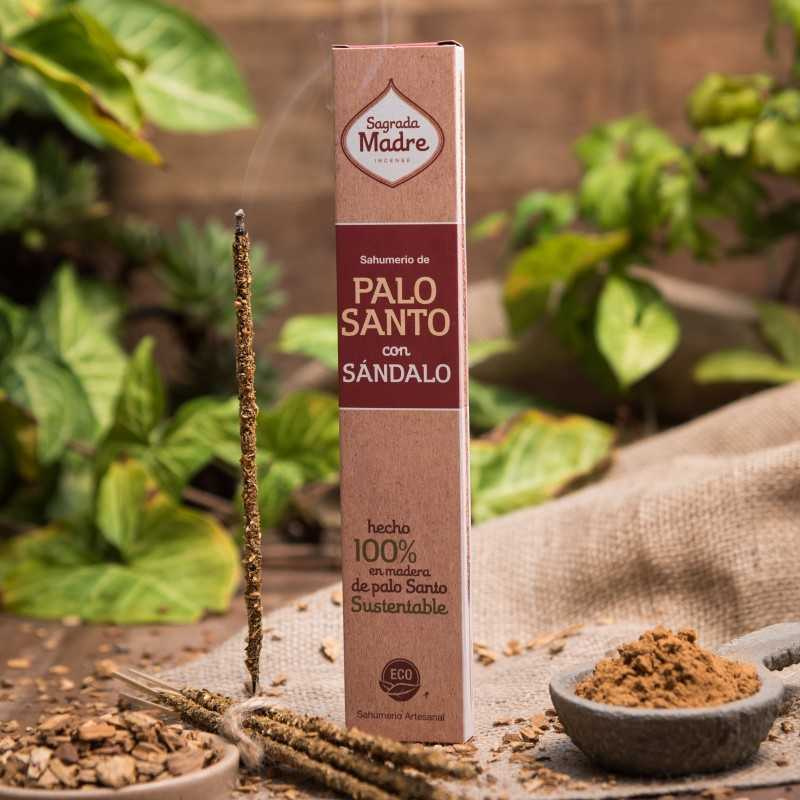 Palo Santo & Sandalo - 8 Bastoni Smudge 100% Naturali - Sagrada Madre