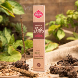Palo Santo & Mirra - 8 Bastoni Smudge 100% Naturali - Sagrada Madre