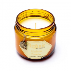 Candela profumata Gelsomino Cera di Soia Song of India Organic Goodness - (± 55 ore - 200gr.)