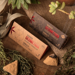 Sandalo - 4 Triangoli Geometria Smudge Sandalwood 100% Naturale - Sagrada Madre