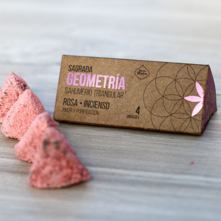 Franchincenso & Rosa - 4 Triangoli Geometria Smudge 100% Naturale - Sagrada Madre