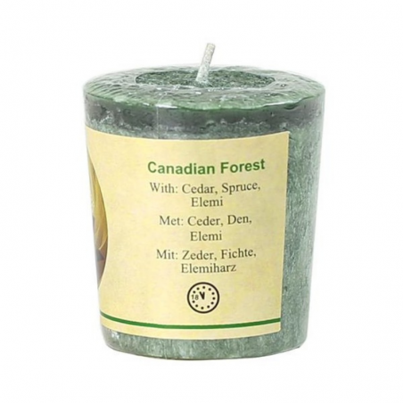 Cedro, Abete Rosso, Elemi Candela profumata alla Stearina Foresta Canadese Chill Out