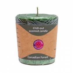 Cedro, Abete Rosso, Elemi Candela profumata alla Stearina Foresta Canadese Chill Out 2