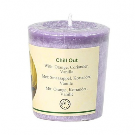 Arancia, Coriandolo, Vaniglia Candela profumata alla Stearina Chill Out