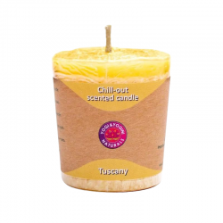 Basilico, Coriandolo, Rosmarino Candela profumata alla Stearina Toscana Chill Out 2