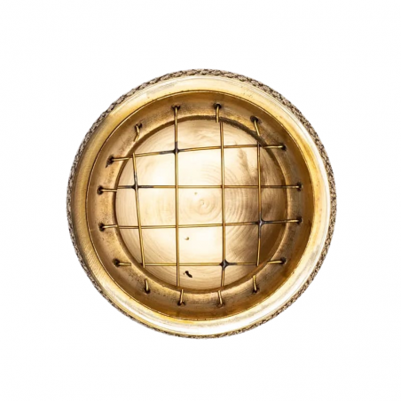 Brucia incensi e Resine in Ottone (± 6 x 5,5cm) - Color Oro