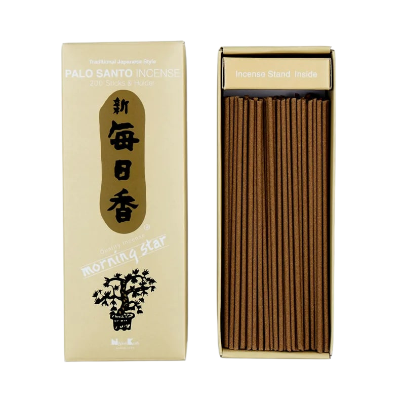 Palo Santo 200 Bastoncini incenso Giapponese Morning Star Palosanto