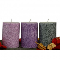 Consapevolezza - Set 3 Candele alla stearina