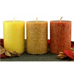 Tramonto - Set 3 Candele alla stearina