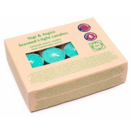Patchouli Lumini alla stearina profumati - Set da 24