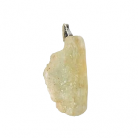 Ciondolo Calcite Verde Grezza Pietra Naturale - (± 2 - 4cm)