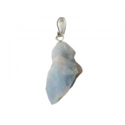 Ciondolo Calcite Blu Grezza...