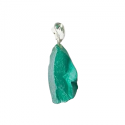 Ciondolo Malachite Grezza Pietra Naturale - (± 2,5cm)