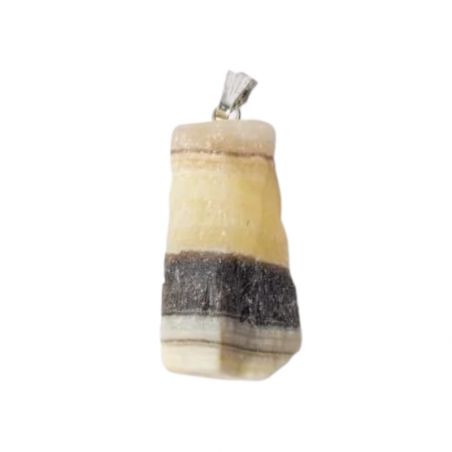 Ciondolo Onice Zebrata Grezza Pietra Naturale - (± 2,5cm)