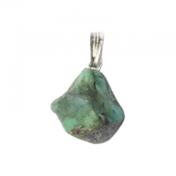 Ciondolo Smeraldo Grezzo Pietra Naturale - (± 2,5cm)