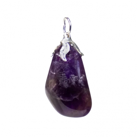 Ciondolo Ametista Scura Pietra Naturale - (± 1,5 - 3cm)