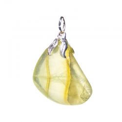 Ciondolo Calcite Verde Pietra Naturale - (± 1,5 - 3cm)