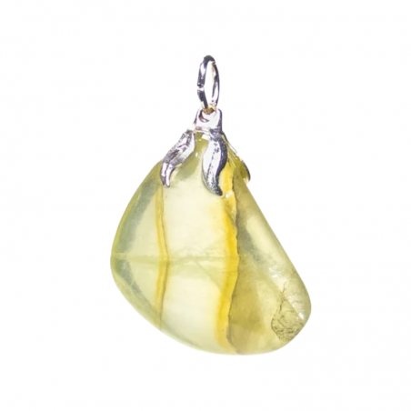 Ciondolo Calcite Verde Pietra Naturale - (± 1,5 - 3cm)