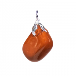 Ciondolo Diaspro Rosso Pietra Naturale - (± 1,5 - 3cm)