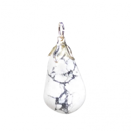 Ciondolo Howlite Pietra Naturale
