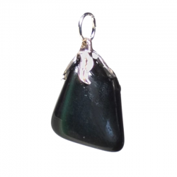 Ciondolo Ossidiana Arcobaleno Pietra Naturale - (±1,5 - 3cm)
