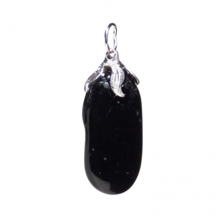 Ciondolo Tormalina Nera Pietra Naturale - (± 1,5 - 3cm)