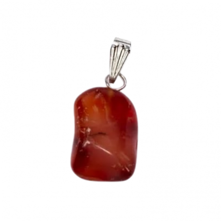 Ciondolo Agata Rossa Pietra Naturale forata