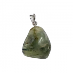 Ciondolo Prehnite Pietra Naturale con gancio