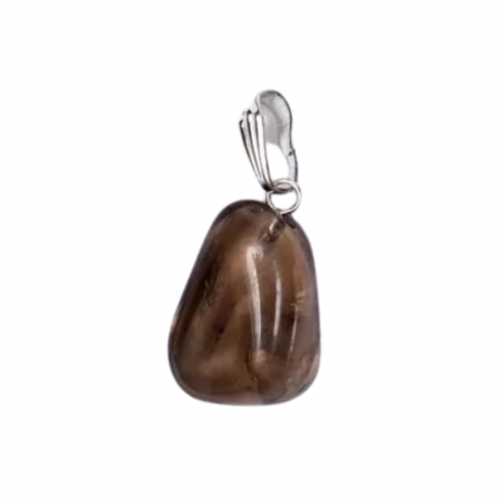 Ciondolo Quarzo Fumè Pietra Naturale forata - (± 0,5 - 2cm)