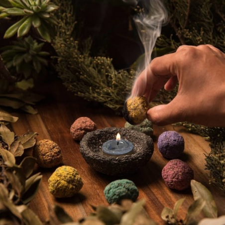7 Chakras - 7 Bombitas Smudge 100% Erbe Naturali - Sagrada Madre