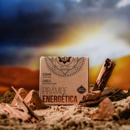Olibano & Cannella - 4 Piramidi Energetiche Smudge 100% Naturale - Sagrada Madre
