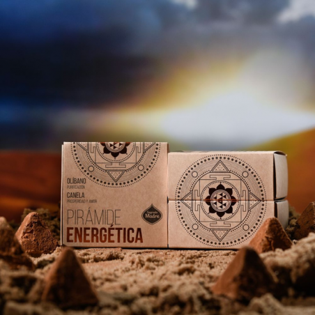 Olibano & Cannella - 4 Piramidi Energetiche Smudge 100% Naturale - Sagrada Madre