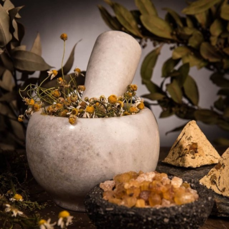 Olibano & Camomilla - 4 Piramidi Energetiche Smudge 100% Naturale - Sagrada Madre