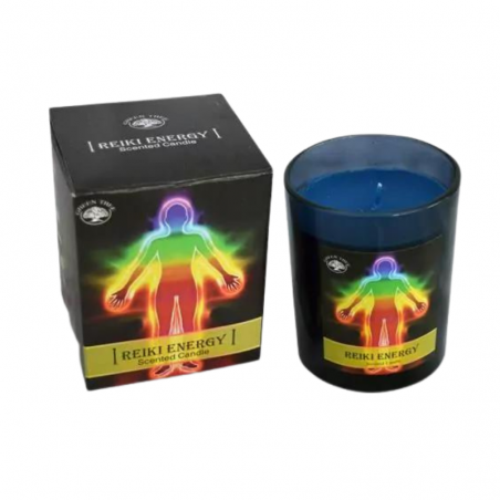 Candela profumata Reiki Energy Cera di Soia Green Tree - 210gr.