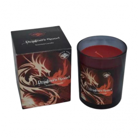 Candela profumata Sangue di Drago Cera di Soia Green Tree - 210gr.