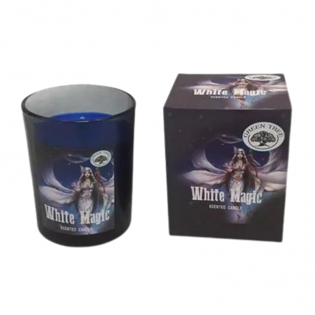 Candela profumata White Magic Cera di Soia Green Tree - 210gr.