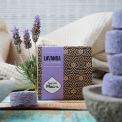 Lavanda - 12 Compresse Carbone Smudge 100% Vegetali - Sagrada Madre